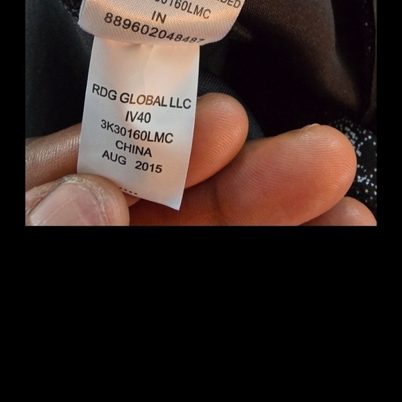 BCX Blouse Women Sz M Black Sleveless Sheer Attached Accessories Summer - Picture 7 of 9